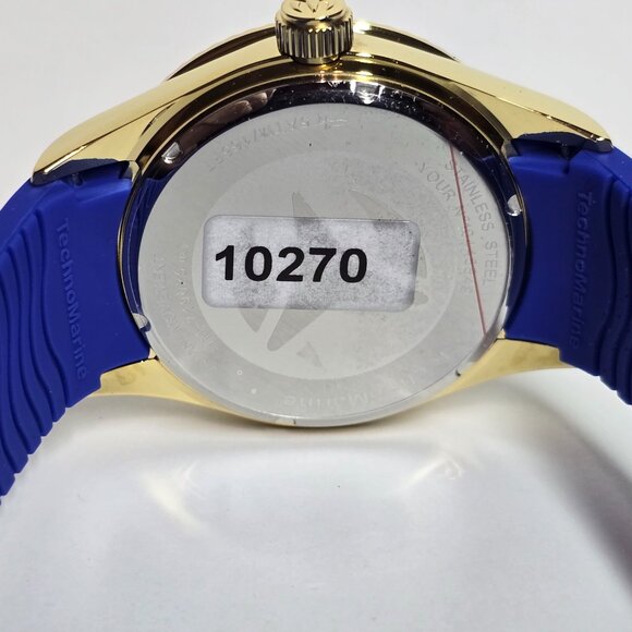 TechnoMarine Sea Dream Men's Watch - 42mm, Blue, Gold (TM-719025) - Picture 10 of 15